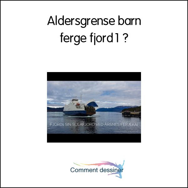 Aldersgrense barn ferge fjord1